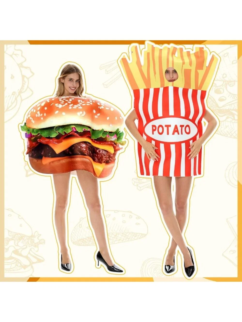 Fun Couples Costumes for Adults - 2 Piece Matching Outfits for Parties & Events